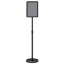 Adjustable Sign Holder Stand with 360° Rotation - 8.5 x 11 Inch