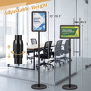 Adjustable Sign Holder Stand with 360° Rotation - 8.5 x 11 Inch