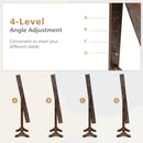 Standing Jewelry Cabinet with Full Length Mirror