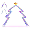 8.8 Feet Christmas Tree-shaped Archway with Top Star