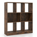 8-Cube Bookcase 3-Tier Storage Organizer with Anti-Tip Kit