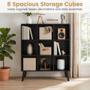 8-Cube Bookcase with Raised Support Legs