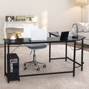 L Shaped Desk Corner Computer Desk PC Laptop Gaming Table Workstation