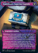 Soundwave, Sonic Spy // Soundwave, Superior Captain (BOT-028) - Transformers: (shatteredglass, convertdfc) (Borderless)