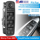 Electric Master Power Window Switch Fit for 2011-2017 Dodge Charger Chrysler Front Left Driver Side 68231805AA