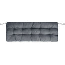 Bench Seat Cushion For Indoor Outdoor Furniture Non Slip Long Chair Cushion with Ties Strap Waterproof Swing Cushion 51.18x19.68IN For Garden Patio Ba