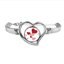 Personalized Heart Bracelet – Custom Name Love Bangle