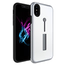 Finger Strap Phone Case for iPhone X Drop-protection Finger Ring Rugged Phone Case with Kickstand Dual Layer Case