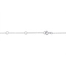 Sterling Silver Treated Diamond By Yard Necklace (3/4 cttw, Blue Color, I2-I3 Clarity)