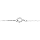 14K White Gold 1/5 Cttw Pear Shape Solitaire Diamond 18" Pendant Necklace (G-H Color, VS2-SI1 Clarity)