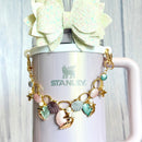 Sea Shells Deluxe Tumbler Charm Necklace