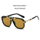 Womens UV-Protective Stylish Dual-Beam Sunglasses