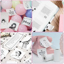 5 Rolls 57x25mm Thermal Printer Paper | Self-Adhesive Mini Photo Paper for Wireless Printers