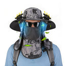 Solar Fan Hat with UPF50+ Sun Protection & Neck Flap