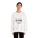 50 Years of Not Giving a Damn Crewneck Sweatshirt