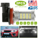 2PCS 800lm H8/H9/ H11 LED Fog DRL Light Bulb IP65 Water-Resistant 360¡ Beam Angle 6000K White