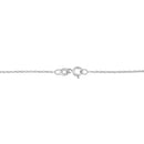 10KT Two Tone Gold 1/6 cttw Diamond Floating Heart Pendant Necklace (K-L, I1-I2)