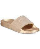I.n.c. Women's Metallic Slide Slippers