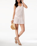 Miken Sheer Tank Dress Racerback Swimwear Cover-up