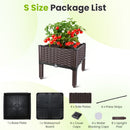 Elevated Raised Garden Bed with Self-Watering System