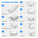 4 Inches W Mini Decorative PVC Slim Line Cover Kit