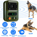 Ultrasonic Anti-Barking Device Rechargeable Auto Dog Bark Control Deterrent Box Training Device IPX4 Waterproof with 3 Frequency Max 32.8Feet Sensing