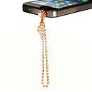 Luxury Crystal Diamond Ice Cream Dust Plug Pendant