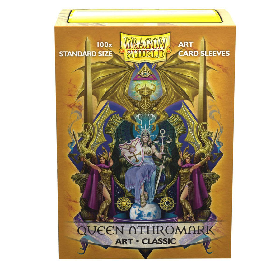 Dragon Shield: Standard 100ct Brushed Art Sleeves - Queen Athromark (Classic)