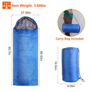 Camping Sleeping Bag for Adults & Teens, Moisture-Proof 32-50℉ with Carry Bag