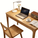 Solid Wood Desk with Drawers for Home Office