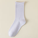 Springsummer Mid-calf Socks For Women Made Of Silk