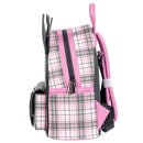 Sanrio Kuromi Flames and Plaid Mini-Backpack - Entertainment Earth Exclusive