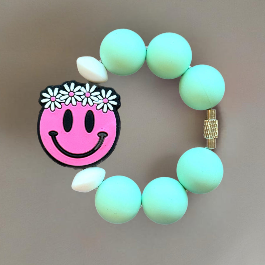 Smiley Handle Bracelet - Tumbler Handle Charm