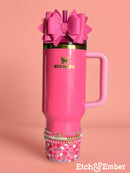 Clear Cherry Love Tumbler Boot -fits 20-40oz New! Red pink