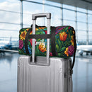 Personalized Hummingbird Floral Duffel Bag with Custom Name – Travel, Gym & Weekend Bag