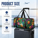 Personalized Hummingbird Floral Duffel Bag with Custom Name – Travel, Gym & Weekend Bag