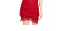 Speechless Juniors Lace Halter Wrap Skirt Dress, Size Medium