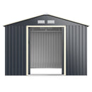 9 x 6 Feet Metal Storage Shed for Garden and Tools-Gray