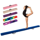 9 FT Folding Gymnastics Balance Beam with Anti-slip Base and Pine Wood Frame