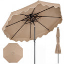 9 Feet Patio Umbrella with Push Button Tilt and Crank