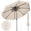 9 Feet Patio Umbrella with Push Button Tilt and Crank