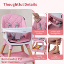 9-in-1 Convertible High Chair for Babies and Toddlers with Seat Cushion