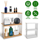 3-Tier Acrylic Countertop Organizer Bathroom Wood Counter Storage Rack Standing Vanity Cosmetics Shelf Cup Holder Desk Display Shelves