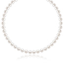 14k Yellow Gold Necklace with White Freshwater Cultured Pearls (6.0mm to 6.5mm)