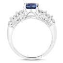 1.40 Carat Genuine Kyanite .925 Sterling Silver Ring