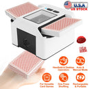 2 Deck Rechargeable Automatic Card Shuffler Professional Card Shuffler for for Texas Hold\'em Poker UNO with Auto Manual Mode Handheld Desktop