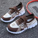 Breathable Mesh Lace Up Sneakers