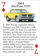 Classic American Rides Playing Cards