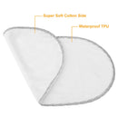 3Pcs Waterproof Changing Pad Liners Washable Reusable Changing Pad Cover Liners Cotton Surface Bassinet Changing Pad For Baby