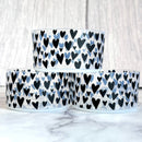 Clear Black Hearts Tumbler Boot -fits 20-40oz New!